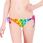 Psychedelic Rainbow Spiral Bikini Bottom