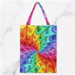 Psychedelic Rainbow Spiral Classic Tote Bag