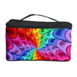 Psychedelic Rainbow Spiral Cosmetic Storage Case