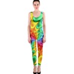 Psychedelic Rainbow Spiral OnePiece Catsuit