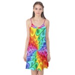 Psychedelic Rainbow Spiral Camis Nightgown 