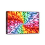 Psychedelic Rainbow Spiral Mini Canvas 6  x 4  (Stretched)