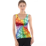 Psychedelic Rainbow Spiral Tank Top