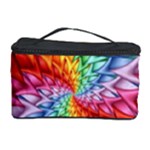 Psychedelic Rainbow Spiral Cosmetic Storage Case