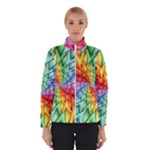 Psychedelic Rainbow Spiral Winter Jacket