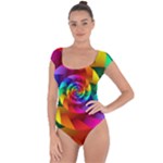 Psychedelic Rainbow Spiral  Leotard (Ladies)