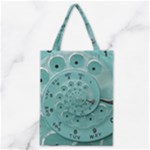 Retro Vintage Turquoise Rotary Dial Spiral Droste Classic Tote Bag