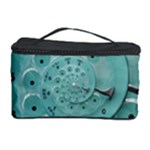 Retro Vintage Turquoise Rotary Dial Spiral Droste Cosmetic Storage Case