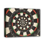 Spiral Dart Board Droste Effect  Deluxe Canvas 14  x 11  (Stretched)