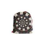 Spiral Dart Board Droste Effect  Drawstring Pouch (Small)