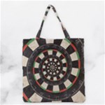 Spiral Dart Board Droste Effect  Grocery Tote Bag