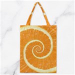 Spiral Citrus Orange Droste  Classic Tote Bag