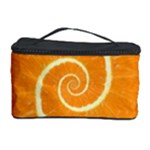 Spiral Citrus Orange Droste  Cosmetic Storage Case