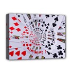 Poker Royal Flush All Suits Droste Spiral Deluxe Canvas 16  x 12  (Stretched) 