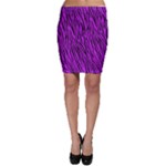 Purple Zebra Stripes  Bodycon Skirt