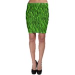 Green Zebra Stripes Bodycon Skirt