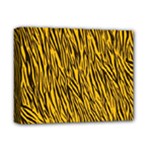 Yellow Zebra Stripes Deluxe Canvas 14  x 11  (Stretched)