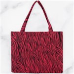 Red Zebra Stripes Mini Tote Bag