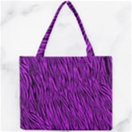 Purple Zebra Stripes Mini Tote Bag