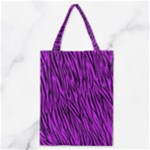 Purple Zebra Stripes Classic Tote Bag