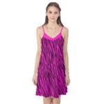 Hot Pink Zebra Stripes Camis Nightgown 