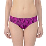 Hot Pink Zebra Stripes Hipster Bikini Bottoms