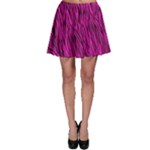 Hot Pink Zebra Stripes Skater Skirt