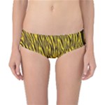 Yellow Zebra Stripes Animal Print Fur  Classic Bikini Bottoms