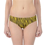 Yellow Zebra Stripes Animal Print Fur  Hipster Bikini Bottoms