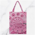 Retro Vintage Pink Rotary Dial Spiral Droste Classic Tote Bag