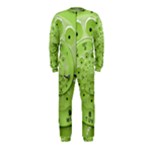 Retro Vintage Green Rotary Dial Spiral Droste OnePiece Jumpsuit (Kids)