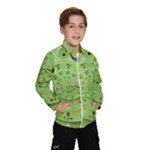 Retro Vintage Green Rotary Dial Spiral Droste Wind Breaker (Kids)