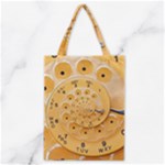 Retro Vintage Yellow Rotary Dial Spiral Droste Classic Tote Bag