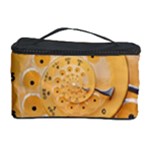 Retro Vintage Yellow Rotary Dial Spiral Droste Cosmetic Storage Case