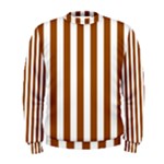 Vertical Stripes - White and Brown Men s Sweatshirt