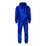 Glossy Blue Beaded Spiral Fractal Hooded Jumpsuit (Kids)