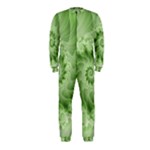 Fractal Lace Green Spiral Fractal OnePiece Jumpsuit (Kids)