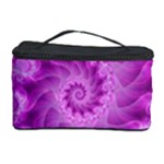 Silky Pink Spiral Fractal  Cosmetic Storage Case