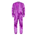 Silky Pink Spiral Fractal  OnePiece Jumpsuit (Kids)