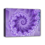 Silky Purple Spiral Fractal Deluxe Canvas 16  x 12  (Stretched) 