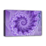 Silky Purple Spiral Fractal Deluxe Canvas 18  x 12  (Stretched)