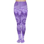 Silky Purple Spiral Fractal Tights