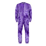 Silky Purple Spiral Fractal OnePiece Jumpsuit (Kids)