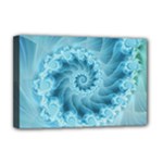 Silky Blue Spiral Fractal Deluxe Canvas 18  x 12  (Stretched)