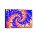 Colorful Psychedelic Spiral Fractal Mini Canvas 6  x 4  (Stretched)