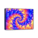 Colorful Psychedelic Spiral Fractal Mini Canvas 7  x 5  (Stretched)