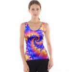 Colorful Psychedelic Spiral Fractal Tank Top