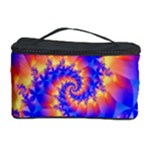 Colorful Psychedelic Spiral Fractal Cosmetic Storage Case