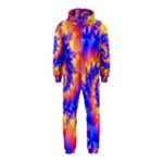 Colorful Psychedelic Spiral Fractal Hooded Jumpsuit (Kids)