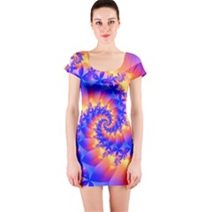 Short Sleeve Bodycon Dress Front